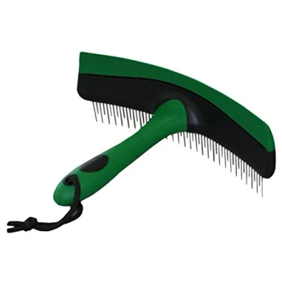 Immagine di Hofman Excellent pettine flessibile e coltello per il sudore One Size Verde / Nero