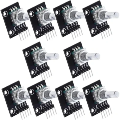 Immagine di 10pcs KY 040 Encoder rotativo Rotary Modulo, Codice, Digital Potenziometro