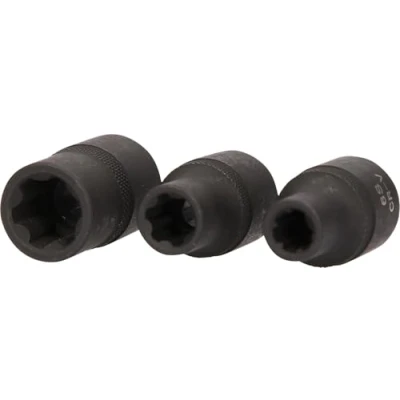 Immagine di KS Tools 911.0895 1/2&quot; Serie di bussole RIBE per avvitatori ad impulsi,corte,3 pz