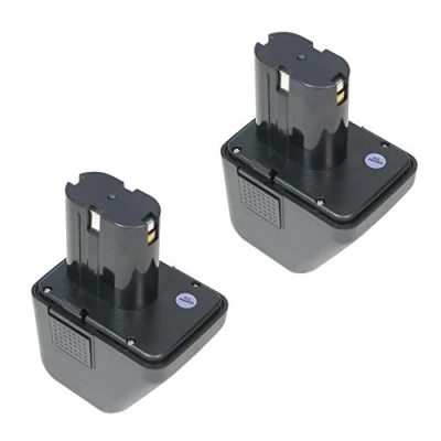 Immagine di 2 batterie Ni Mh ad alte prestazioni 12 V/3300 mAh, 39,6 Wh, sostituisce 70291510061 per Gesipa Powerbird Accubird Punch Bird CPT12/2 EHD Lematec