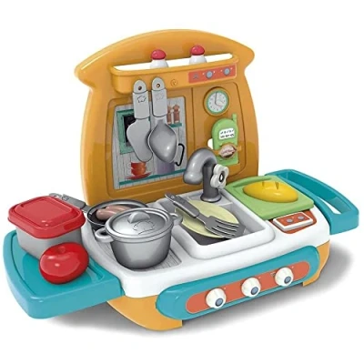 Immagine di Chicos My First Cucinetta per Bambini da Tavolo, Include 15 Accessori, 18 Mesi, 84001, Rosso