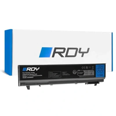 Immagine di RDY Batteria PT434 W1193 4M529 NM631 KY477 per Laptop Dell Latitude E6400 E6410 E6500 E6510 PP30L PP27LA PP30LA Precision M2400 M4400 M4500 (Capacità: 4000 mAh 11.1V)