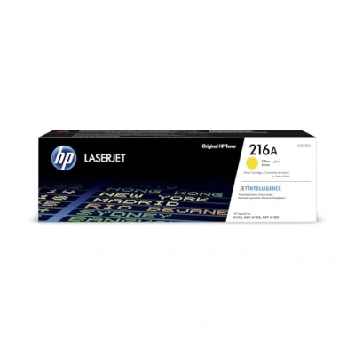 Immagine di HP 216A W2412A, Cartuccia Toner Originale da 850 Pagine, Compatibile con le Stampanti LaserJet Pro M155, MFP M188, M183, Giallo