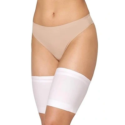Immagine di Merry Style Donna Fascia Elastica Liscio Fasce Elastiche per Coscia Anti sfregamento di Silicone Autoreggenti Cosce MS10 438 (Nero, S)