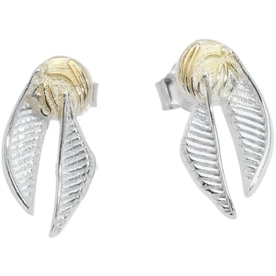 Immagine di Harry Potter Golden Snitch Donna Set di Orecchini Colore Argento 925