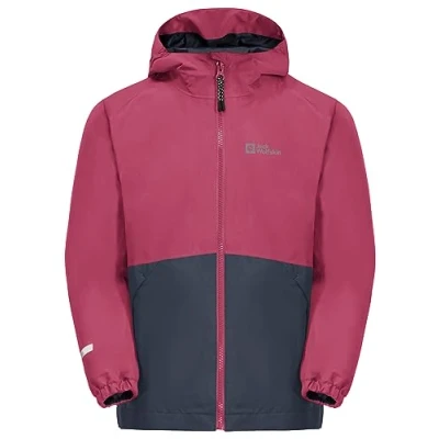 Immagine di Jack Wolfskin Iceland 3IN1 Unisex Giacca invernale per bambini, Taglia: 176, Dark fuchsia