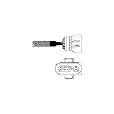 Immagine di DELPHI ES10967 12B1 Sonda lambda a dito, riscaldato VOLKSWAGEN: GOLF 3, TRANSPORTER 4 Bus, Corrado, SEAT: Córdoba I Sedan, Ibiza 2