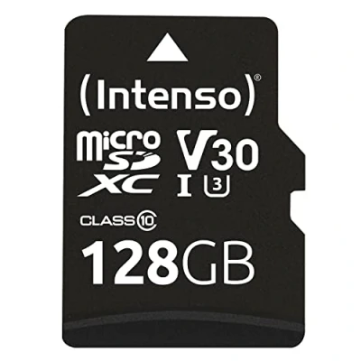 Immagine di Intenso Professional Scheda microSDXC 128 GB Class 10, UHS I incl. Adattatore SD