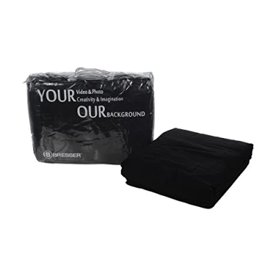 Immagine di Bresser F000080 Fondale in Tessuto Y 9, Nero, 3 x 6 m