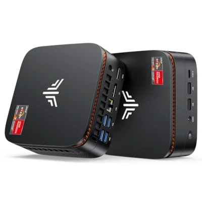 Immagine di NiPoGi H1 Mini PC W 11 ΑΜD Ryzen 7 6800H (Max 4.7GHz, 8C/16T) (16+16)GB DDR5 4800MHz/1TB M.2 NVMe SSD, Desktop per Aziende DP2.0+HDMI 2.0+Type C 4K Triplo Display/WiFi 6/BT 5.2/VESA Supportato