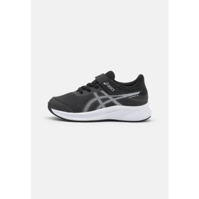 Immagine di Asics Patriot 13 Unisex Scarpa da corsa neutra per bambini, Taglia: 34.5, Graphite grey/white Tessuto / sintetico