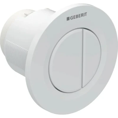 Immagine di Geberit Dual Flush, Comando Pneumatico Tipo 01, Sigma 8, Incasso Completo, Bianco