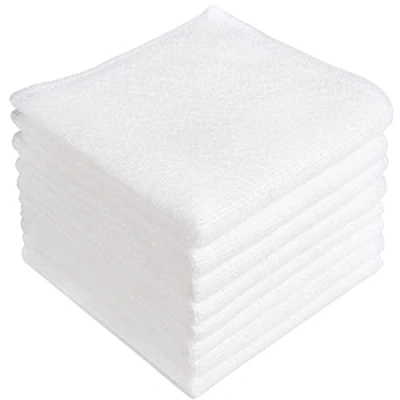 Immagine di AIDEA Panni per la Pulizia in Microfibra Confezione da 8, Strofinacci senza Pelucchi e Strisce, Asciugamano Riutilizzabile Lavabile Casa, Cucina, Auto, Vetri, Pavimenti 29cm x