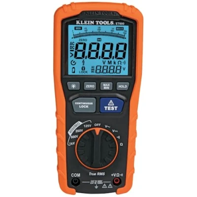 Immagine di Klein Tools ET600 Multimetro portatile digitale CAT III 1000 V, IV 600 V Display (Counts): 4000