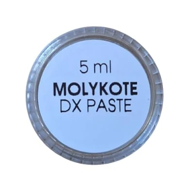 Immagine di KD89 Molykote DX Paste Riduce l&#039;attrito e l&#039;usura, ottima resistenza, eccellente protezione contro la corrosione. il grippaggio. (DX in barattolo da 5 ml)