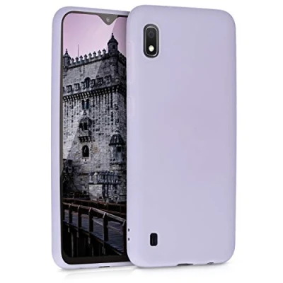 Immagine di kwmobile Custodia Compatibile con Samsung Galaxy A10 Cover Back Case per Smartphone in Silicone TPU Protezione Gommata lavanda