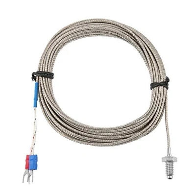Immagine di Cavo Sensore Temperatura Sonda Di Misurazione Filo M6 Bsw Termocoppia Tipo K con 1 5 Metri(4m)