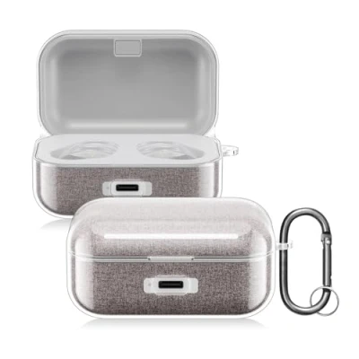 Immagine di kwmobile Custodia Protettiva per Caricatore compatibile con Sennheiser MOMENTUM True Wireless 4 Resistente Cover Box Portauricolari trasparente