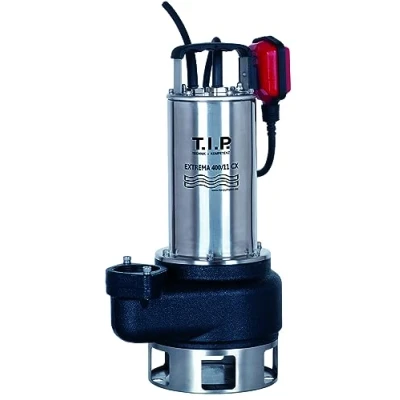 Immagine di T.I.P. pompa sommersa professionale per acque reflue 30168 e da cantiere Extrema 400/11 Pro (attacco 2 pollici verticale), portata fino a 24.000 l/h