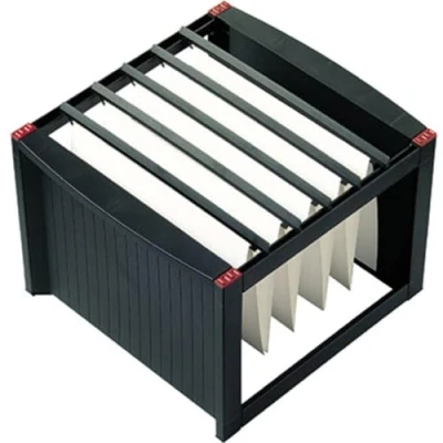 Immagine di Helit Contenitore per cartelle sospese Hängemappenbox the rack H6110092 Nero, Rosso 1 pz.