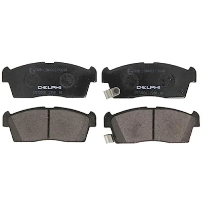 Immagine di DELPHI LP2258 Kit pastiglie freno con segnalatore acustico usura senza lamierino anticigolío accessori BMW: 4 Coupe