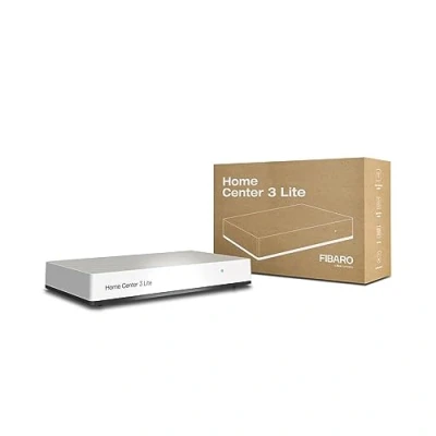 Immagine di FIBARO Home Center 3 Lite, Hub Casa Intelligente Z Wave 700, Funziona con Alexa, Google Home, Interruttori Wave, Prese, Termostati, Sensori di Sicurezza, Fotocamere e Altro Ancora, Bianco