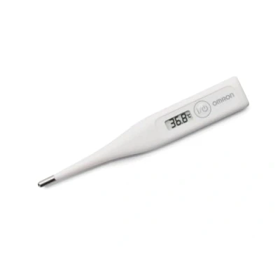 Immagine di OMRON Eco Temp Basic Termometro digitale per febbre uso orale, ascellare e rettale Letture accurate, facile da pulire resistente all&#039;acqua. Ideale adulti, bambini neonati