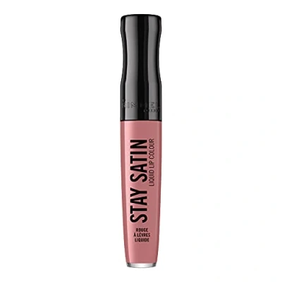 Immagine di Rimmel London Stay Satin Rossetto Liquido, Formula Lunga Durata con Finish Satinato, 720 Shoulder Pads, 5.5 ml