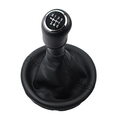 Immagine di L &amp; P Car Design 262 1 Pomello e Cuff Telaio con 6 Marce Come Plug Play Parte di Ricambio per 7h0711113