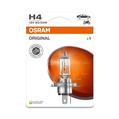 Immagine di OSRAM 4062172395601 Lampadina alogena Standard H4 60/55 W 12 V