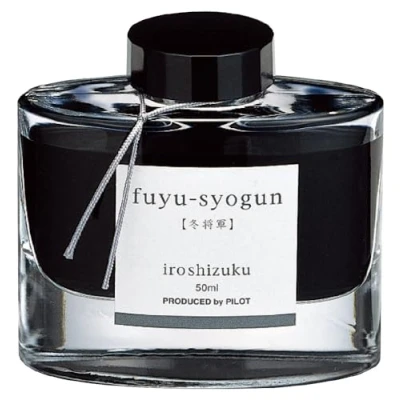 Immagine di Pilot Iroshizuku Fountain Pen Ink 50 ml Bottle Fuyu syogun Winter Shogun