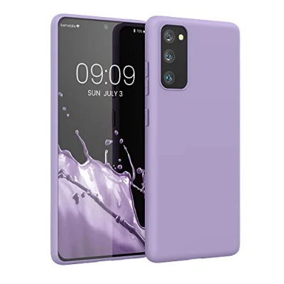 Immagine di kwmobile Custodia Compatibile con Samsung Galaxy S20 FE Cover Back Case per Smartphone in Silicone TPU Protezione Gommata lavanda lilla