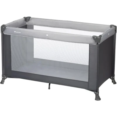 Immagine di Bebeconfort Soft Dreams Lettino per bambini 0 3 Anni (0 15 kg), Culla da Campeggio con Materasso incluso in fibra di legno e schiuma (60x120 cm), Pieghevole, Borsa trasporto, Tinted Graphite