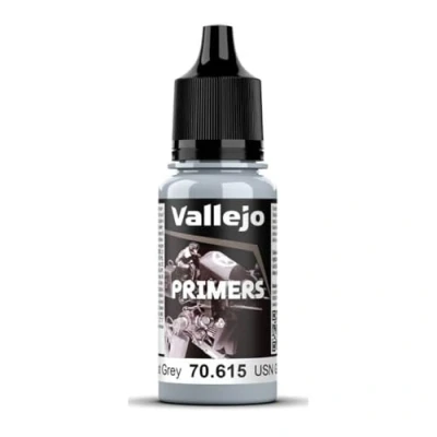Immagine di Vallejo Surface Primer poliuretanico, 17 ml, Grigio (USN Light Ghost Grey)