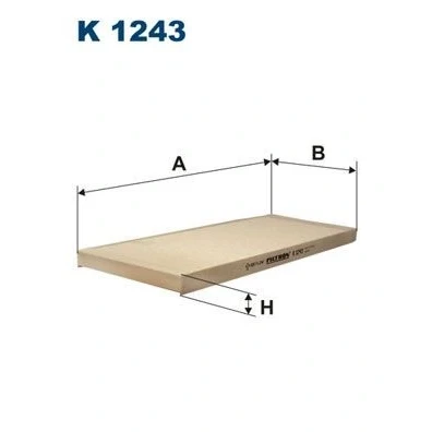 Immagine di FILTRON K 1243 Filtro abitacolo particellare 390 150 20