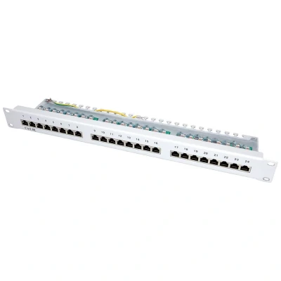 Immagine di Value 24 Porte Patchpanel di rete 483 mm (19) CAT 5e 1 U Grigio