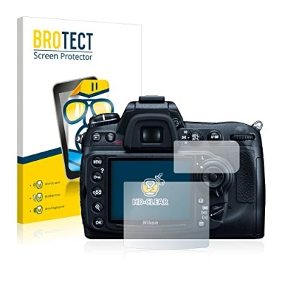 Immagine di brotect Pellicola Protettiva per Nikon D300 Protezione Schermo (2 Pezzi) [Trasparente, Anti Impronte]