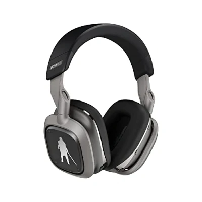 Immagine di Logitech G Astro A30 Lightspeed Wireless Cuffie Gaming per PS5, Bluetooth, 2.4 Ghz, Microfono Incorporato, USB C, 3.5 mm, PS, Nintendo Switch, PC, The Mandalorian Edition, Argento