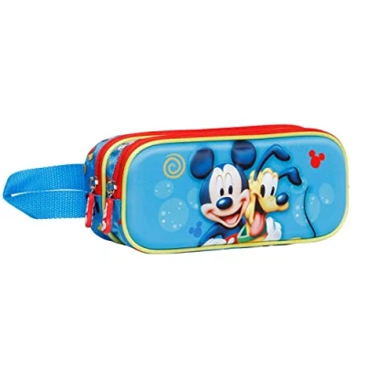Immagine di Karactermania Mickey Mouse Pluto 3D Double Astuccio per bambini, Taglia: One Size, Azul
