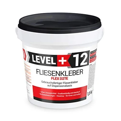 Immagine di 1,5 kg colla per piastrelle, pietra, malta flessibile, colore bianco, interni ed esterni, RM12