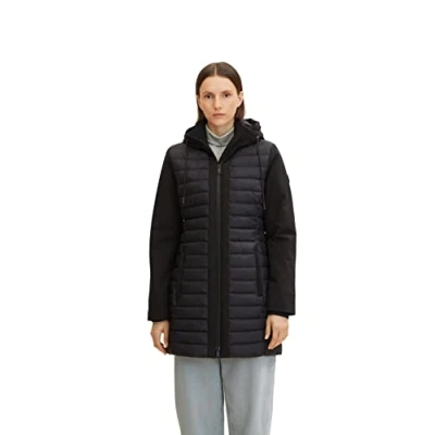 Immagine di TOM TAILOR Le signore Giacca trapuntata in softshell 1031320, 14482 Deep Black, L