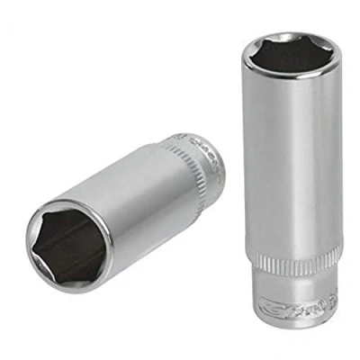 Immagine di KS Tools 922.1429 Chiave a bussola lunga, 6 scanalature 1/4&quot;, 9 mm, cromo satinato