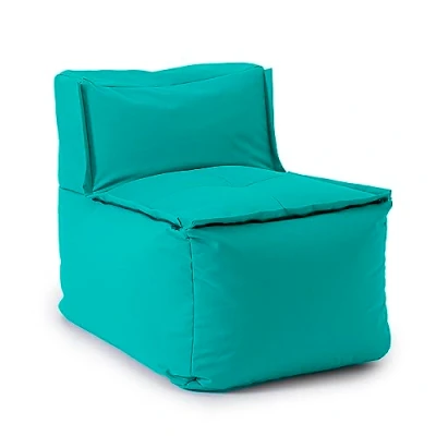 Immagine di Lumaland Pouf Modulare Parte Centrale Impermeabile, per Interni ed Esterni, Giardino e Enterni, Facile da Estendere, 54 x 81 70 cm [Turchese]