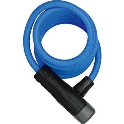 Immagine di ABUS Star 4508K/150 Serratura per bicicletta con cavo a spirale di 8 mm spessore Livello sicurezza 2 Blu