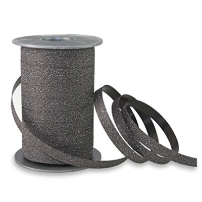 Immagine di Präsent Nastro arricciacapelli, Nero, 10 mm Width, 100 m Length, unità