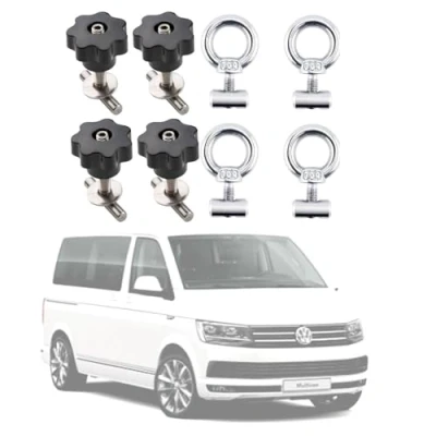 Immagine di Twowinds Viti Fissaggio Carica Rotaia, T5 T6 Multivan Transporter California 7h5883189e, 7h5883084c, 7e5883189a (Set 8 pezzi)