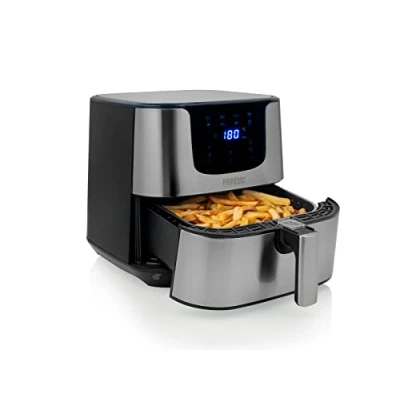 Immagine di Princess Digital Aerofryer Deluxe XXL con 5.5 litri 62,2% di Consumo Energetico in Meno 1700 W 8 Programmi Acciaio Inox Senza Olio 182060