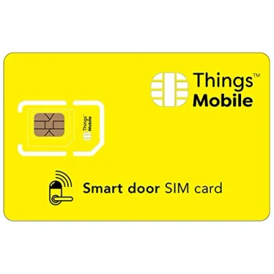 Immagine di SIM Card per APRIPORTA Things Mobile con copertura globale e rete multi operatore GSM/2G/3G/4G LTE, senza costi fissi, scadenza tariffe competitive, 10 di credito incluso