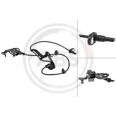 Immagine di A.B.S. 31859 Sensore ABS attivo 1205 nero FORD: Ranger Mk3