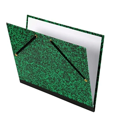 Immagine di Canson Cartellina, 2 angolare e chiusura con elastico, 1 pezzo 280x380 mm verde
